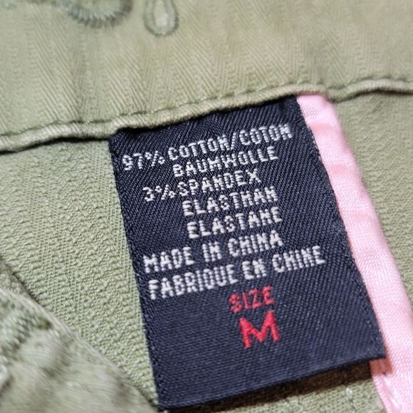 Jag Jeans Green Button-Up Denim Jean Utility Jacket Y2K - Picture 5 of 5